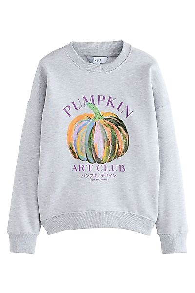 Next Sweater Sweatshirt mit gemaltem Kürbis günstig online kaufen