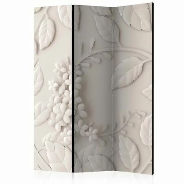 artgeist Paravent Paper Flowers (Cream) [Room Dividers] beige Gr. 135 x 172 günstig online kaufen