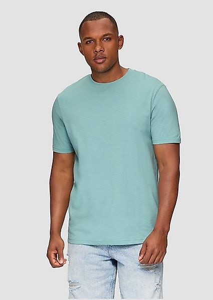 QS Kurzarmshirt T-Shirt mit Rundhalsausschnitt günstig online kaufen