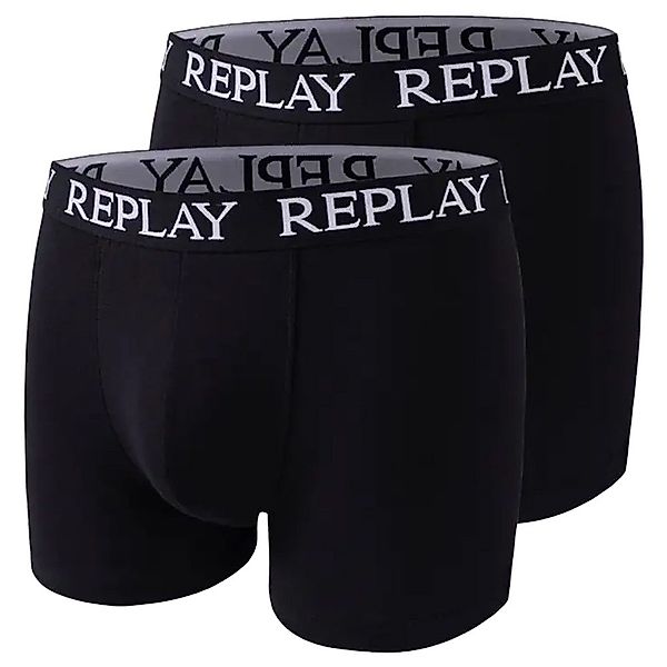 Replay Boxershorts Basic Cuff Logo günstig online kaufen