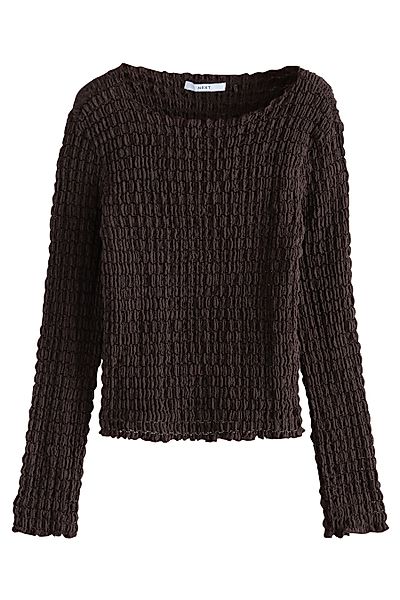 Next Strickpullover Strukturiertes Langarmshirt (1-tlg) günstig online kaufen