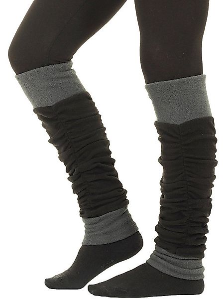 PUREWONDER Beinstulpen Zweifarbige Beinstulpen aus Fleece, Damen Stulpen LW günstig online kaufen