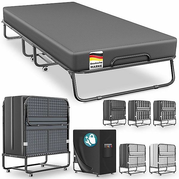 KESSER Gästebett 200x90cm Klappbett faltbares Reisebett mit Metallrahmen fü günstig online kaufen