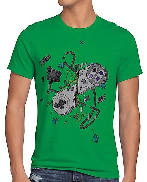 style3 T-Shirt 16-Bit Gamer snes nes kart super nintendo mario retro classi günstig online kaufen