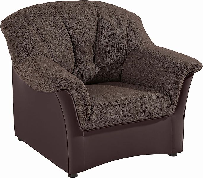DOMO collection Sessel "Elva, zeitlose Formensprache, elegante Rückensteppu günstig online kaufen