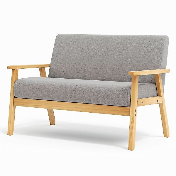 ToteBox Loungesessel 2 Sitzer Leinenstoff Sofa günstig online kaufen
