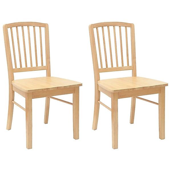 vidaXL Esszimmerstühle 2 Stk Natur 50 x 52,5 x 91 cm 42020450 günstig online kaufen