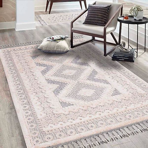 Carpet City Hochflor-Teppich »Valencia 730«, rechteckig, 20 mm Höhe, Läufer günstig online kaufen