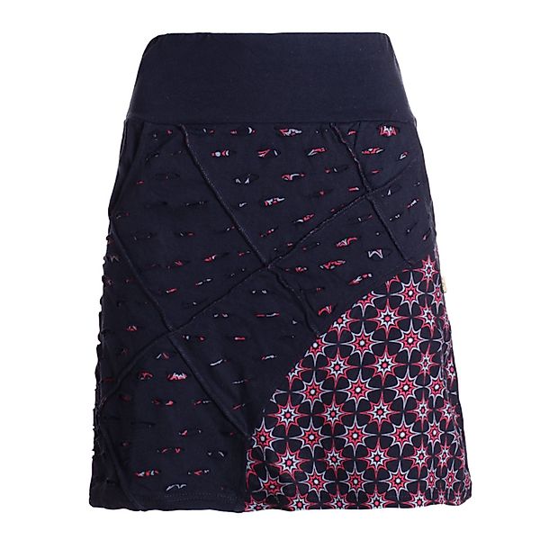 Vishes Minirock Damen A-Linie Rock Baumwolle günstig online kaufen