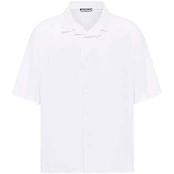 Dandalo  Hemdbluse Leon Oversize Lapel Collar Short Sleeve Shirt günstig online kaufen