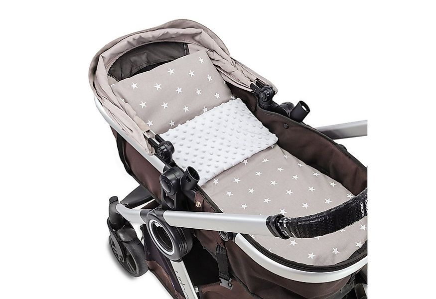 Wohndecke Babydecke Kuscheldecke Baby 75x60 cm - Minky Decke mit Kissen 30x günstig online kaufen