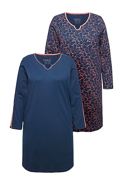 Ulla Popken Bigshirt Bigshirts 2er-Pack Sterne günstig online kaufen