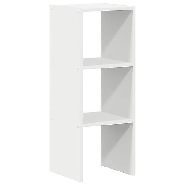 vidaXL Fächerschrank Bücherregal Stapelbar Weiß 30x30x80 günstig online kaufen