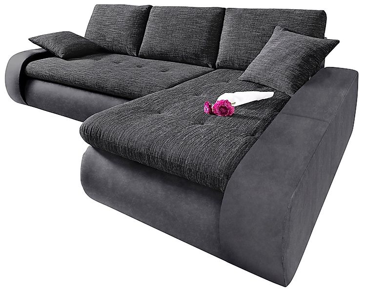 TRENDMANUFAKTUR Ecksofa "Indie, modern und bequem, Materialmix, OTTOs Choic günstig online kaufen