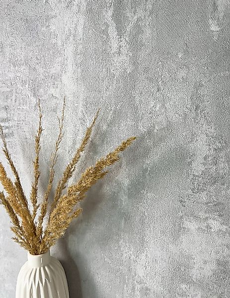 Newroom Vliestapete, Grau Tapete Uni Unifarbe günstig online kaufen