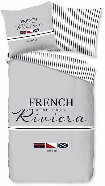 PURE luxury collection Wendebettwäsche "French" 2 Stk. Mikrofaser, Pflegele günstig online kaufen