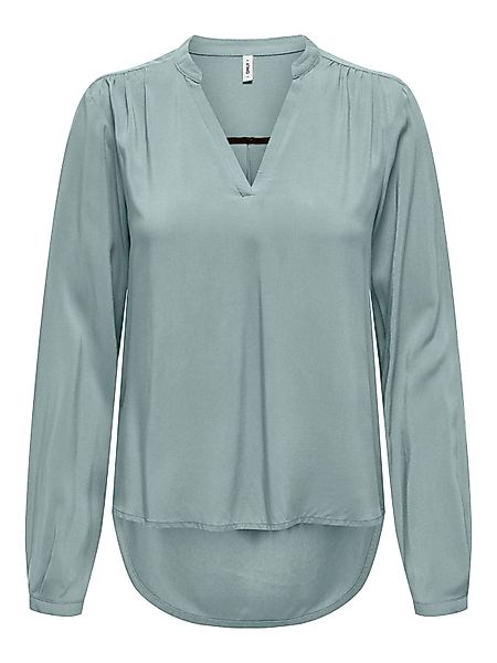 ONLY Blusenshirt "ONLNOVA LIFE VIS L/S JOSIE TOP SOLID" günstig online kaufen