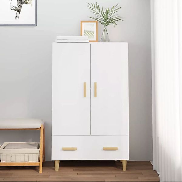 Vidaxl Highboard Weiß 70x31x115 Cm Holzwerkstoff günstig online kaufen