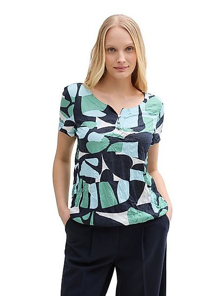 TOM TAILOR T-Shirt mit All-Over Print günstig online kaufen