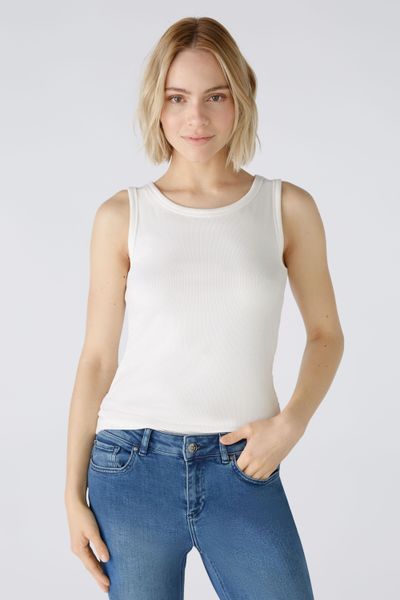 Oui Trägertop FILIZ Top elastische Viskoserippe günstig online kaufen