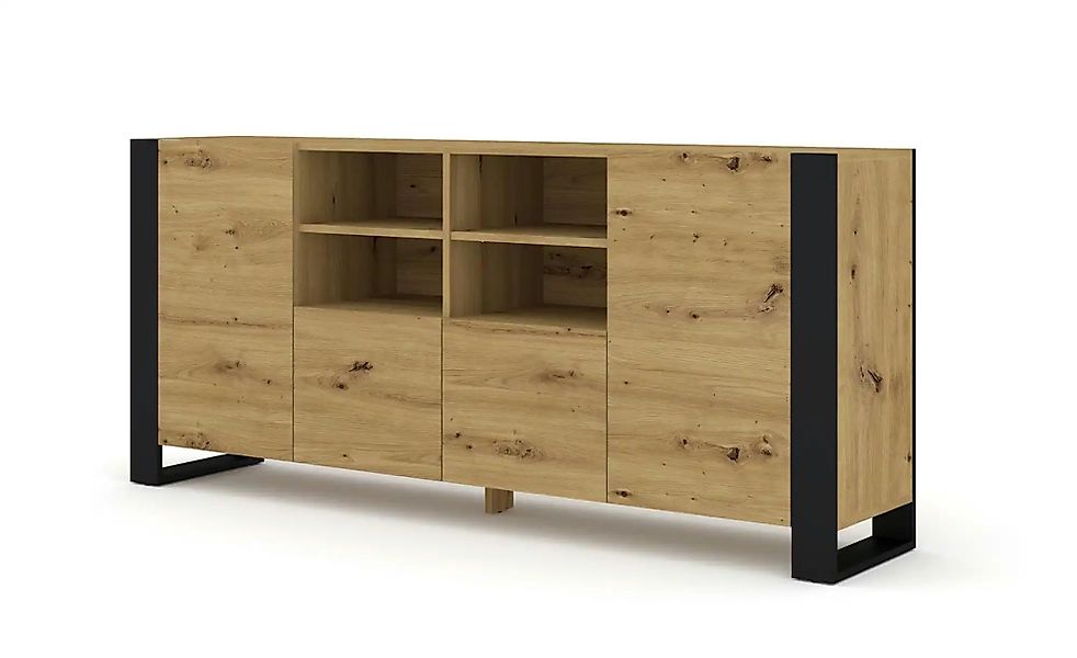 Sideboard   ¦ holzfarben ¦ Maße (cm): B: 188 H: 84 Kommoden & Sideboards > günstig online kaufen