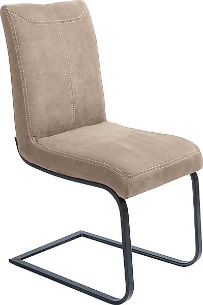 K+W Komfort & Wohnen Freischwinger »Floyd« () Kontrastnaht, Freischwingerge günstig online kaufen