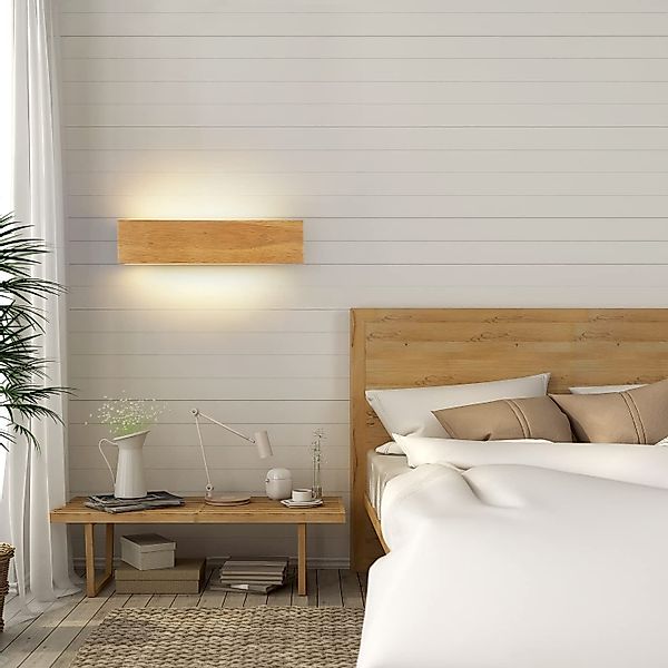 ZMH LED Wandleuchte innen Wandlampe Holz günstig online kaufen