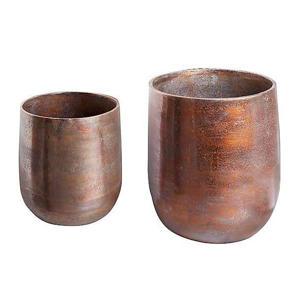 riess-ambiente Übertopf FLOWERS L 25cm kupfer günstig online kaufen