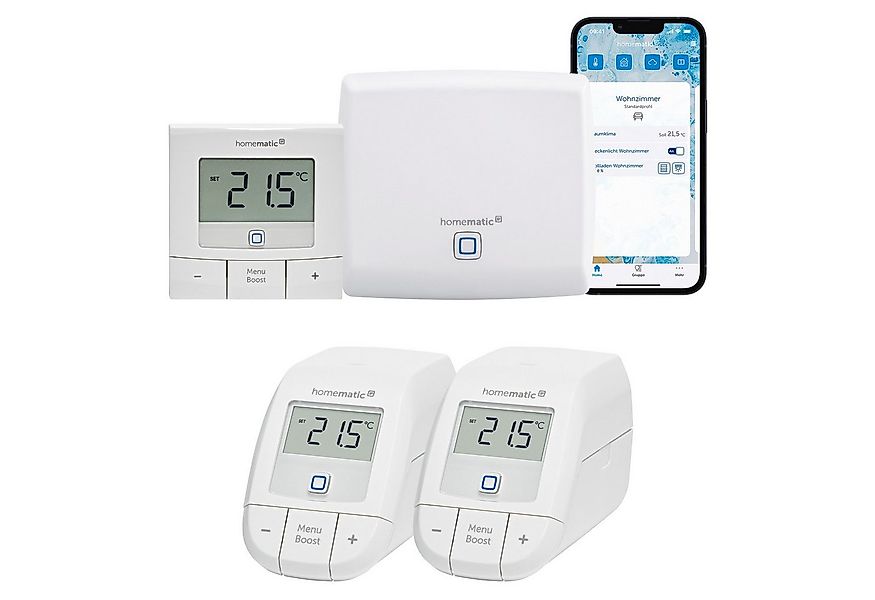 Homematic IP Heizkörperthermostat Access Point + 2x Heizkörperthermostat ba günstig online kaufen