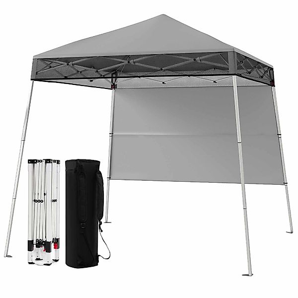 COSTWAY Faltpavillon, mit 1 Seitenteilen, 182x182 günstig online kaufen