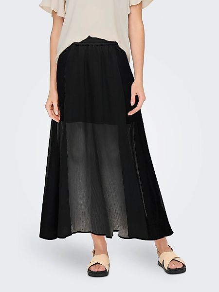 ONLY Faltenrock "ONLASTA LIFE SLIT ANKEL SKIRT PTM" günstig online kaufen