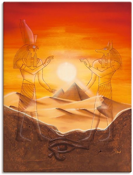 Artland Leinwandbild "Ägypten" Afrika 1 Stk. tlg. als Alubild, Outdoorbild, günstig online kaufen