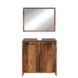 Vicco Badmöbel-Set Kiko, Eiche rustikal, 2 günstig online kaufen