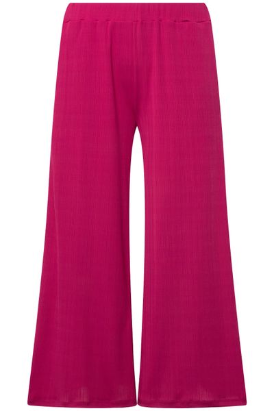 Ulla Popken Funktionshose Culotte Struktur wadenlang günstig online kaufen
