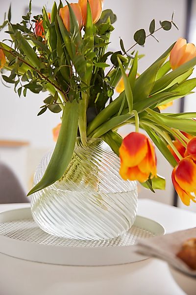Home affaire Tischvase "Marenne", (1 St.), aus Glas, mit wunderschönem Schl günstig online kaufen