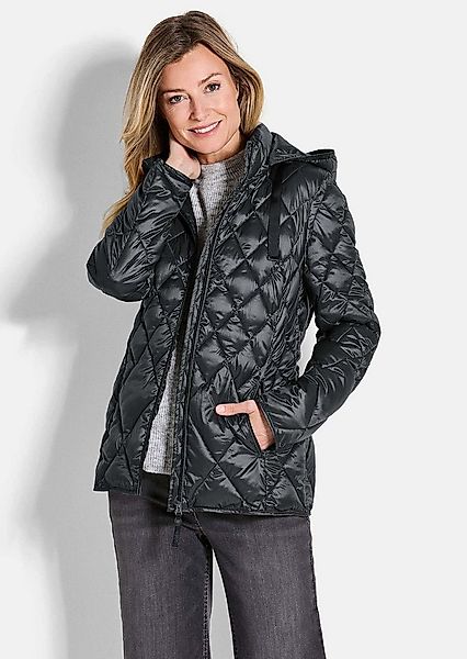 GOLDNER Outdoorjacke Kurzgröße: Winterjacke mit Metallic-Glanz Kapuzenjacke günstig online kaufen