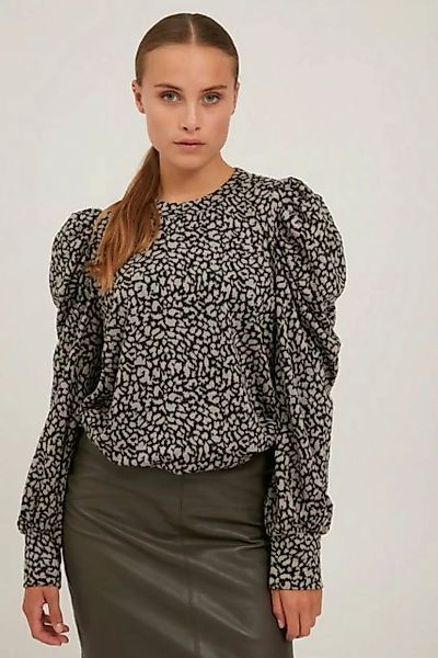 Pulz Jeans Langarmshirt PZDUNNE - 50206229 Feminines Shirt mit Allover-Prin günstig online kaufen