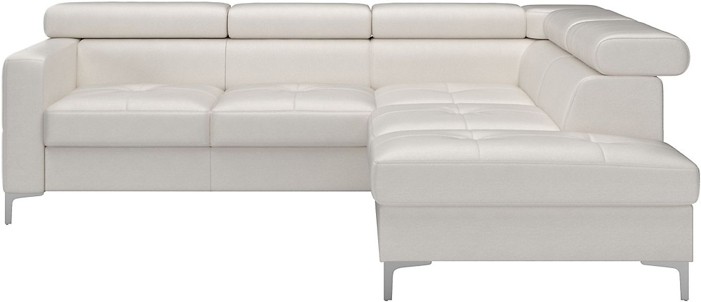 COTTA Ecksofa "Sammy L-Form" mit Kopfteilverstellung, wahlweise mit Bettfun günstig online kaufen