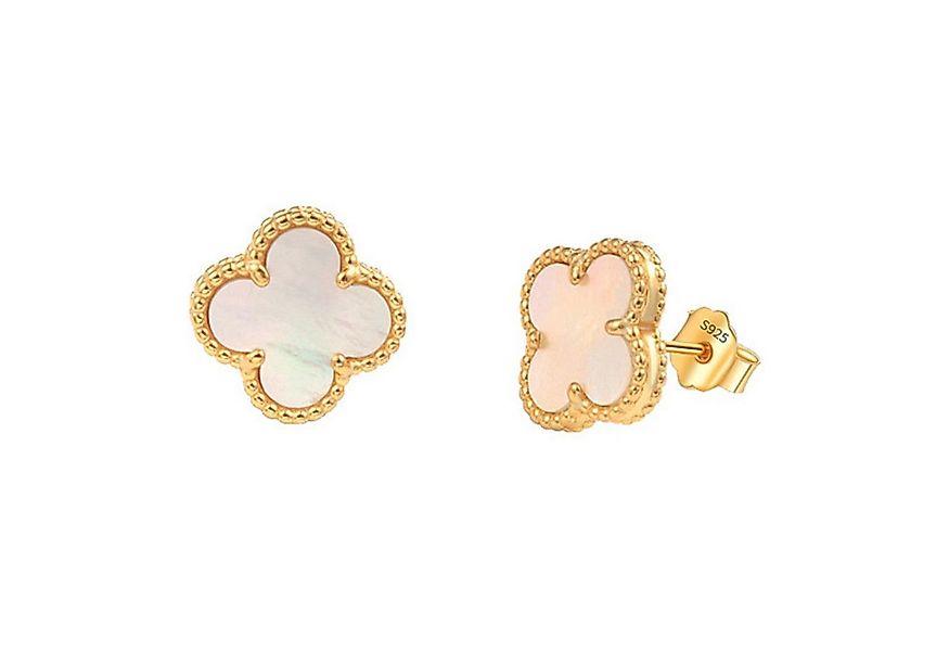 ROUGEMONT Paar Ohrstecker Kleeblatt Ohrstecker Glücksbringer Ohrstecker 925 günstig online kaufen