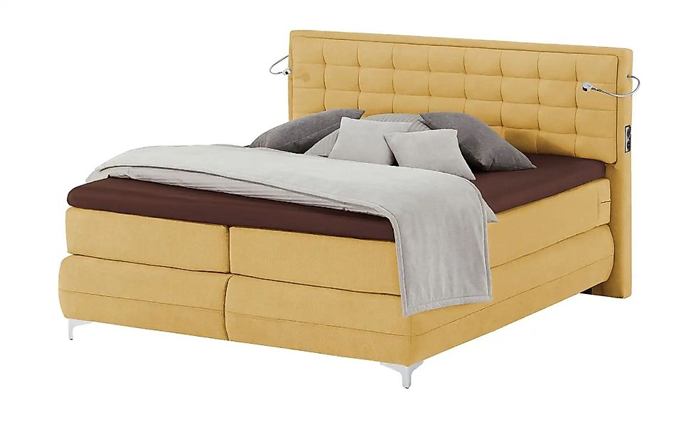 Musterring Boxspringbett Premiumversion Dubai ¦ gelb ¦ Maße (cm): B: 177 H: günstig online kaufen