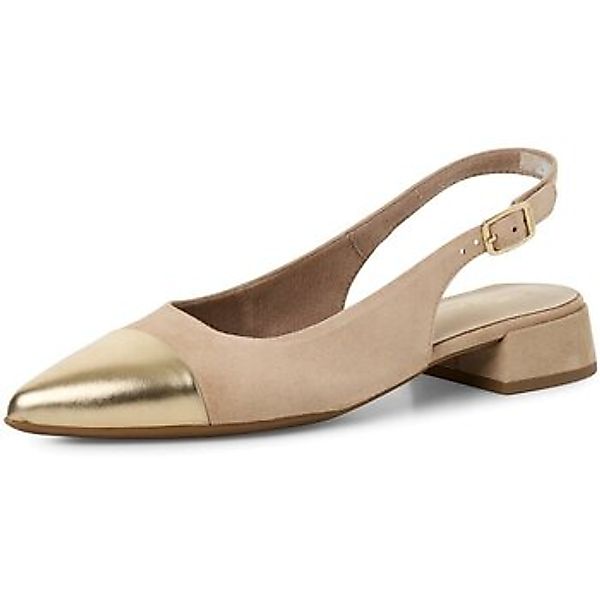 Tamaris Slingpumps, Blockabsatz, Abendschuh, Businessschuh mit goldfarbenem günstig online kaufen