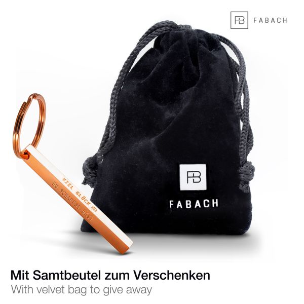 FABACH Schlüsselanhänger Cuboid aus Edelstahl mit günstig online kaufen