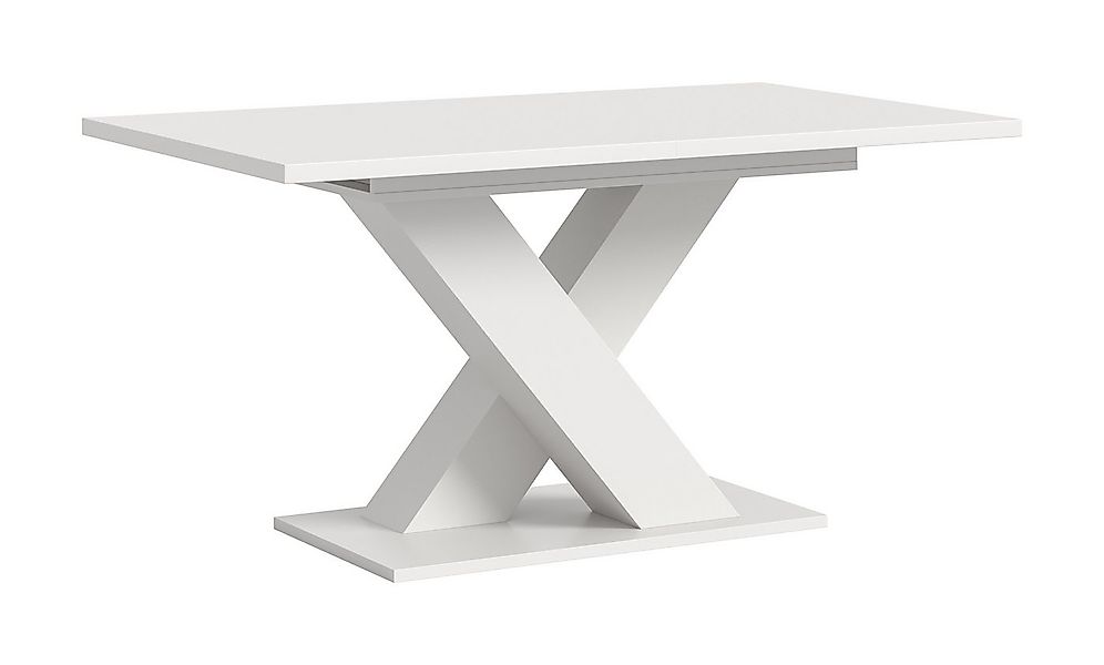 furnling Esstisch Moto, X-Fußgestell, ausziehbar auf 190 cm, kratzfest, mel günstig online kaufen