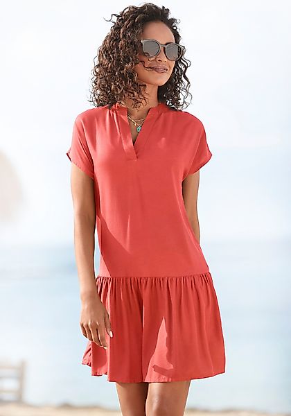 s.Oliver Blusenkleid mit Volant am Rock, günstig online kaufen