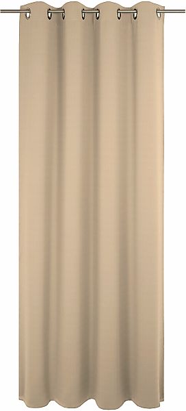 Adam Vorhang "Vorhang Uni Collection Light aus 100 % Bio-Baumwolle, Ösen (1 günstig online kaufen