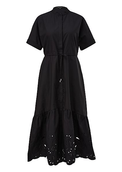 Comma Maxikleid Hemdblusenkleid aus Baumwolle mit günstig online kaufen