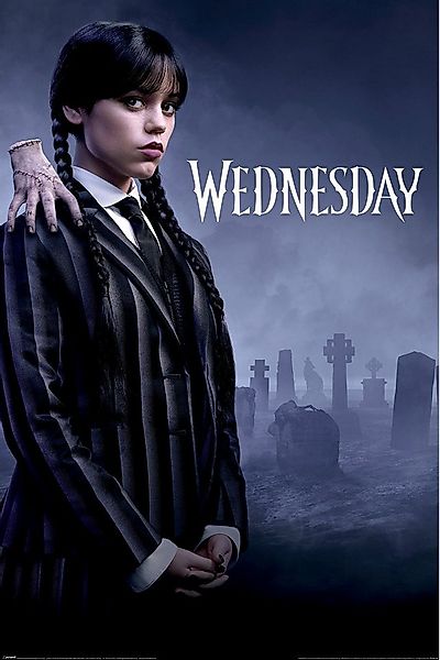 Poster Wednesday - Staffel 2 - Key Art - Poster 61x91,5 cm günstig online kaufen