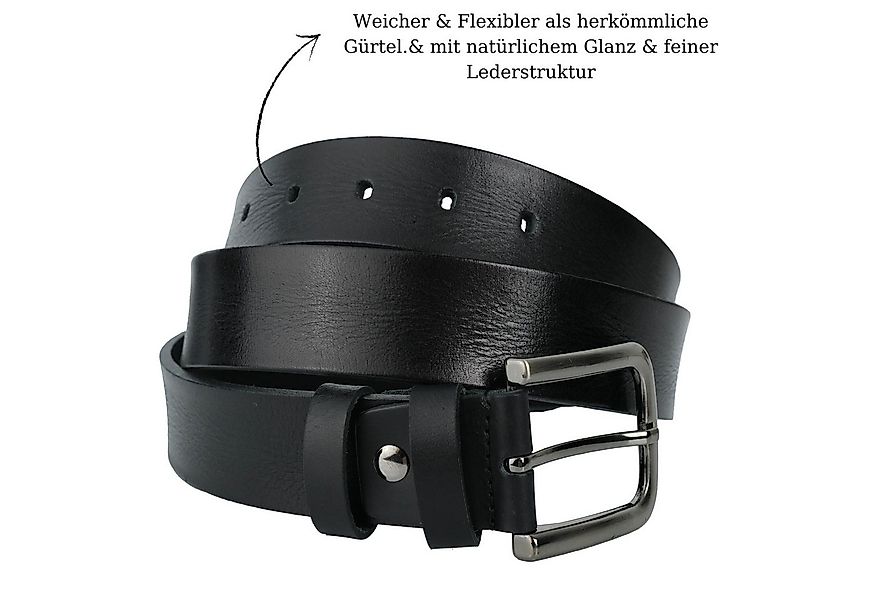 herémood Ledergürtel Gürtel Herren 4cm breit Ledergürtel Jeans Premium Gesc günstig online kaufen