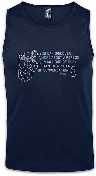Urban Backwoods Tanktop Plato Discover Ärmelloses T-Shirt Zitat Quote Plato günstig online kaufen