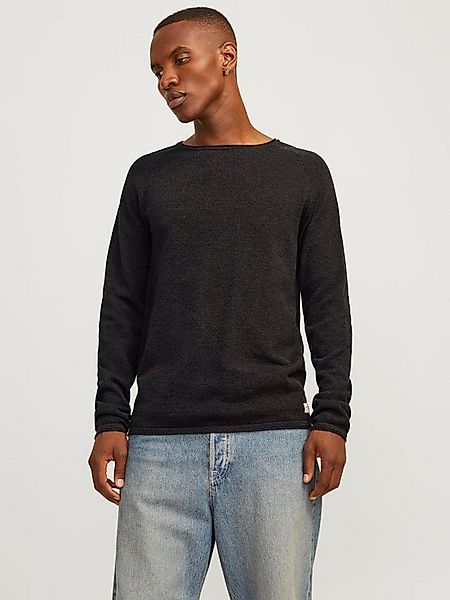 Jack & Jones Rundhalspullover JJEHILL KNIT CREW NECK NOOS mit Strukturstric günstig online kaufen
